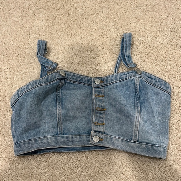 PacSun Tops - pacsun jean crop tank